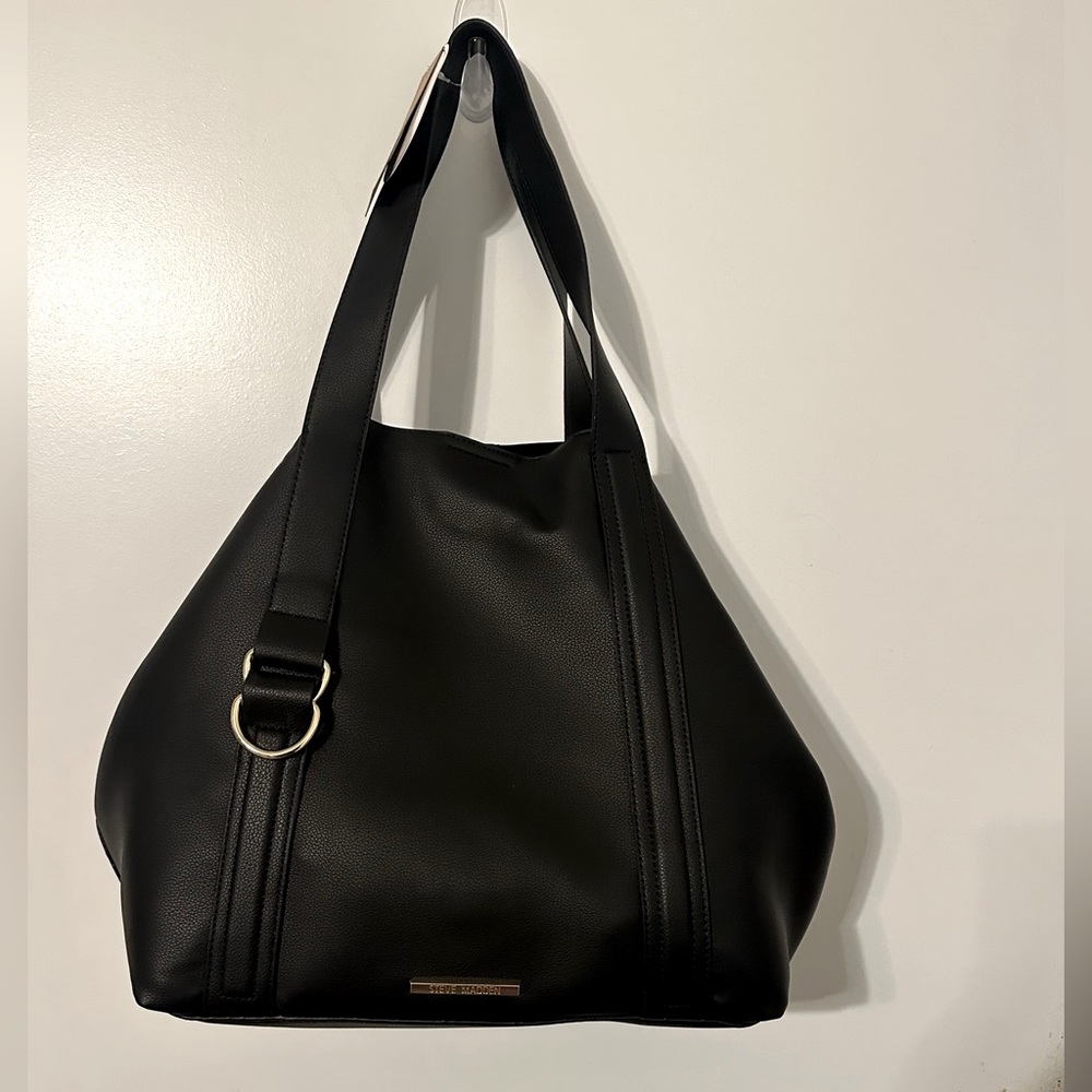 Steve Maiden set of 2  come with the large tote and a Crossbody bag Black NWT